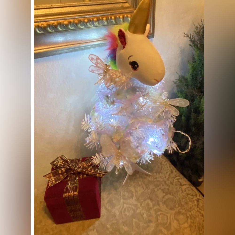 Holiday Lighted Unicorn Tree - Picture 2 of 15